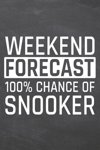 Weekend Forecast 100% Chance of Snooker