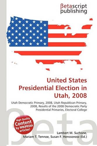United States Presidential Election in Utah, 2008