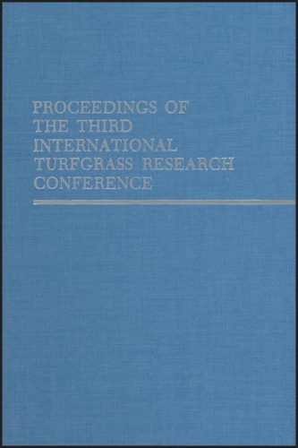 Proceedings of The Third International Turfgrass Research Conference