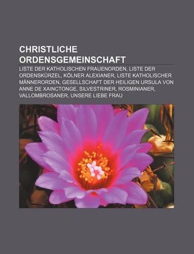 Christliche Ordensgemeinschaft