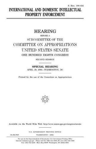 International and Domestic Intellectual Property Enforcement