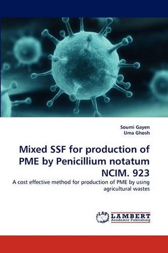 Mixed SSF for production of PME by Penicillium notatum NCIM. 923