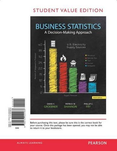 Business Statistics, Student Value Edition