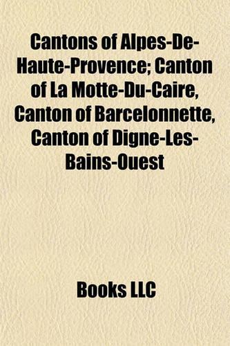 Cantons of Alpes-de-Haute-Provence