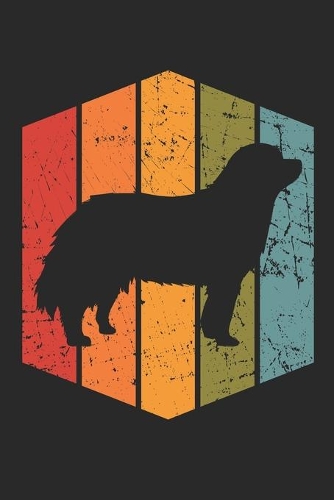 Retro Bernese Mountain Dog Notebook - Gift for Lovers - Vintage Bernese Mountain Dog Diary - Bernese Mountain Dog Writing Journal