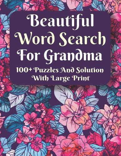Beautiful Word Search For Grandma