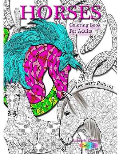 HORSES Coloring book for adults