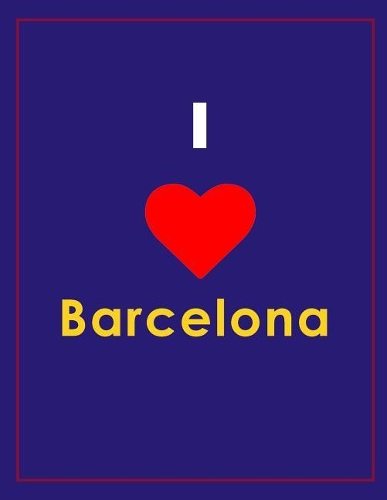 I Love Barcelona Notebook