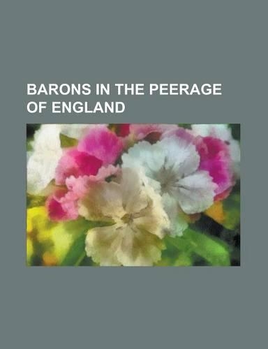 Barons in the Peerage of England