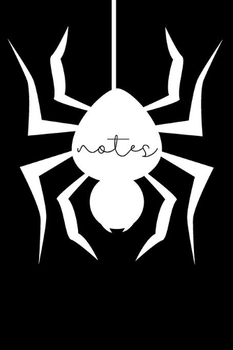 Notes: Elegant Spider Lined Notebook 6x9, Perfect Gift For Boy, Notebook for Homework, Doodles, or Office Work, 120 Pages