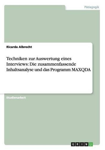 Techniken zur Auswertung eines Interviews