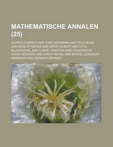 Mathematische Annalen (25)