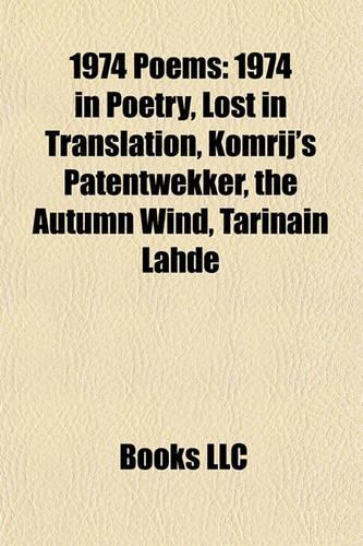 1974 Poems