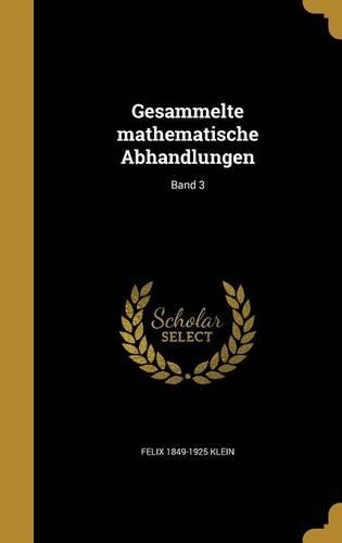 Gesammelte Mathematische Abhandlungen; Band 3