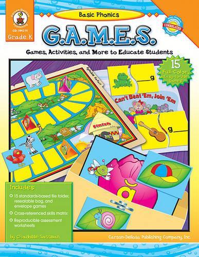 Basic Phonics G.A.M.E.S., Grade K