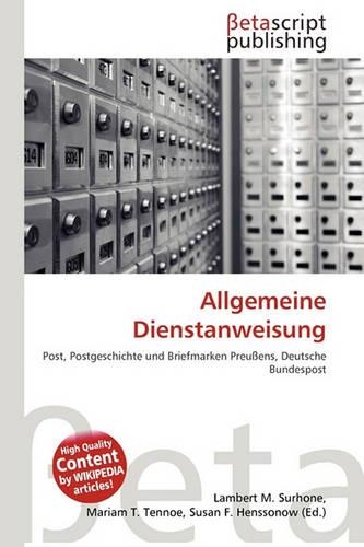 Allgemeine Dienstanweisung: (German)