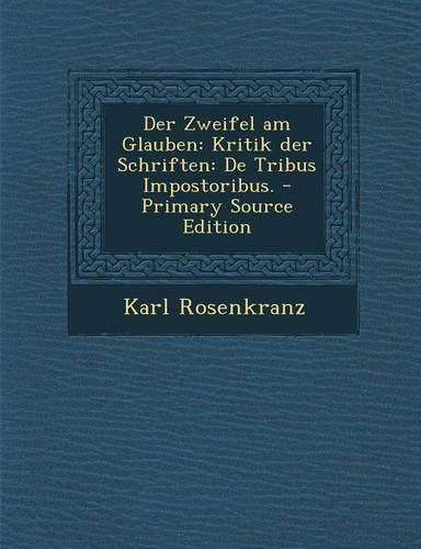 Der Zweifel Am Glauben