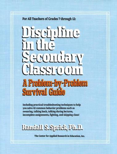 Discipline in the Secondary Classroom