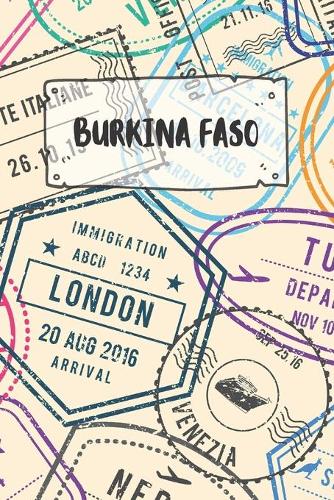 Burkina Faso: Dotted Travel Diary Notebook or Journey Dotted Grid Journal - Holiday Trip Pocketbook for Men and Women with Dots