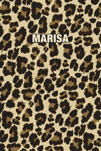 Marisa: Personalized Notebook - Leopard Print (Animal Pattern). Blank College Ruled (Lined) Journal for Notes, Journaling, Diary Writing. Wildlife Theme Des