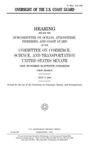 Oversight of the U.S. Coast Guard