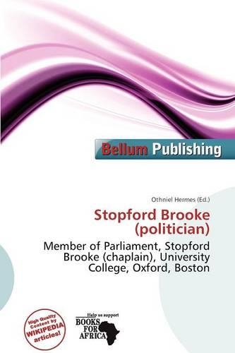 Stopford Brooke (Politician): (English)