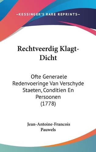 Rechtveerdig Klagt-Dicht