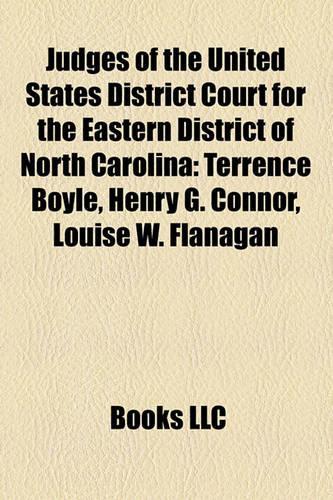 Judges of the United States District Court for the Eastern District of North Carolina
