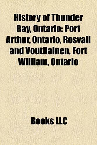 History of Thunder Bay, Ontario