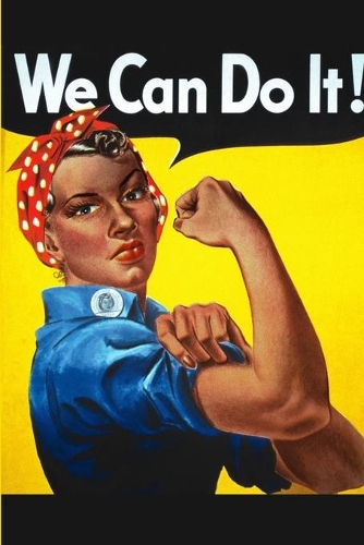 We Can Do It!: Rosie the Riveter: Blank Journal For Ethnic Equality And Feminists - Latino Black Women of Color African