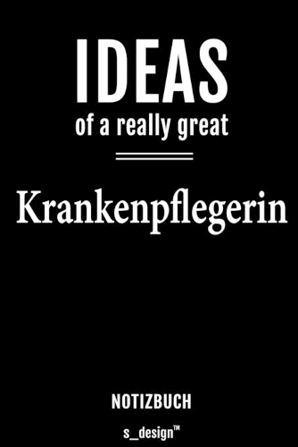 Notizbuch für Krankenpfleger / Krankenpflegerin