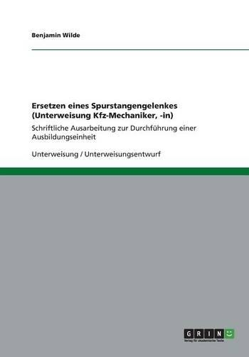 Ersetzen eines Spurstangengelenkes (Unterweisung Kfz-Mechaniker, -in)