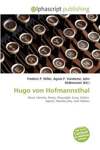Hugo Von Hofmannsthal: (English)