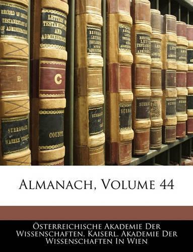 Almanach, Volume 44
