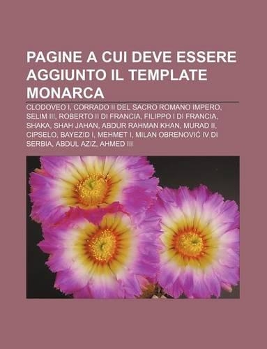 Pagine a Cui Deve Essere Aggiunto Il Template Monarca