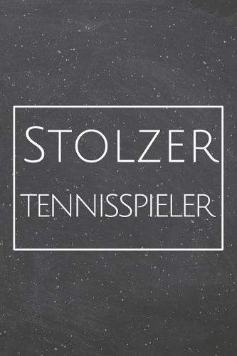 Stolzer Tennisspieler: Tennisspieler Punktraster Notizbuch, Notizheft oder Schreibheft - 110 Seiten - Büro Equipment & Zubehör - Lustiges Geschenk zu Weihnachten oder Gebu