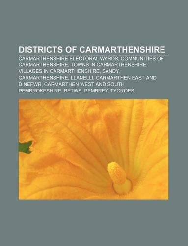 Districts of Carmarthenshire