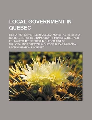 Local Government in Quebec