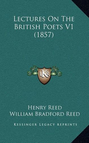 Lectures on the British Poets V1 (1857)