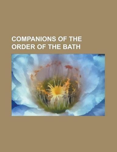 Companions of the Order of the Bath