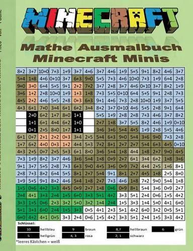 Minecraft Mathe Ausmalbuch - Minecraft Minis: (German)