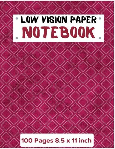 Low vision Paper notebook