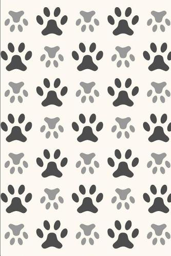 Dog Pattern - Big Paws Grey