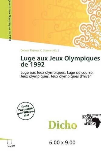 Luge Aux Jeux Olympiques de 1992