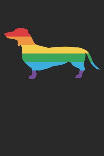 LGBT Notebook - LGBT Dachshund Gay Pride Flag LGBT Pride Month - LGBT Journal: Medium College-Ruled Journey Diary, 110 page, Lined, 6x9 (15.2 x 22.9 cm)
