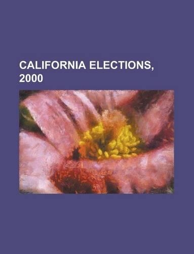 California Elections, 2000