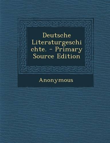 Deutsche Literaturgeschichte.