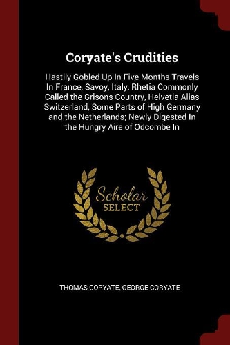 Coryate's Crudities