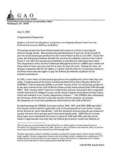 Oil and Gas Royalties