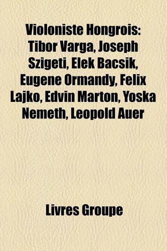 Violoniste Hongrois